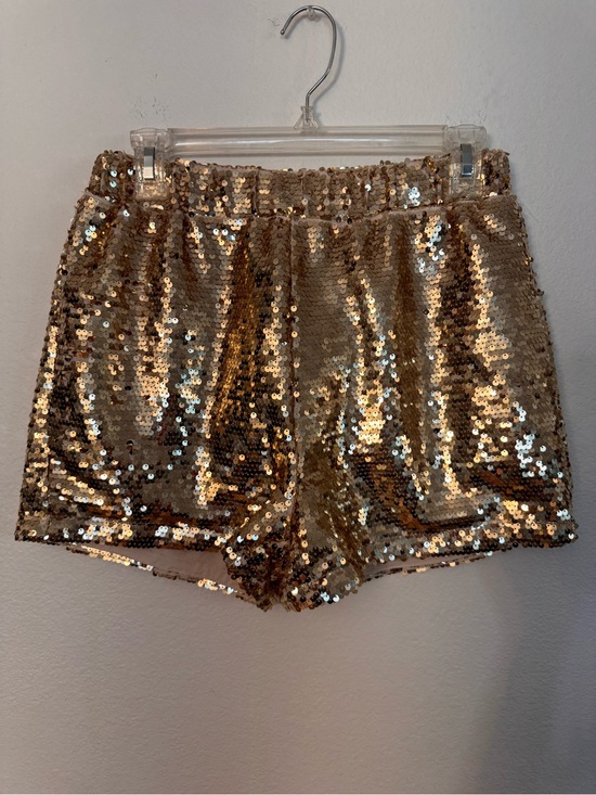 Sincerly Jules Pants - Sincerely Jules Gold Sequin Women’s Shorts
